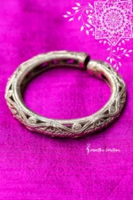 Hand-Made Dokra Bangle (Round, Natural)